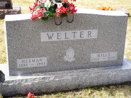 WELTER, MILLY - Jones County, Iowa | MILLY WELTER 