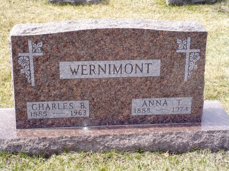 WERNIMONT, ANNA T - Jones County, Iowa | ANNA T WERNIMONT 
