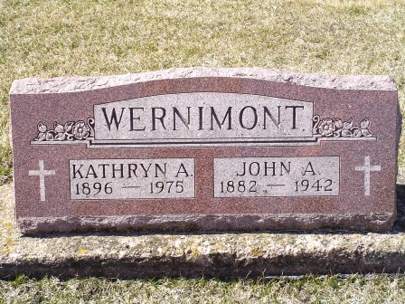 WERNIMONT, JOHN A - Jones County, Iowa | JOHN A WERNIMONT 