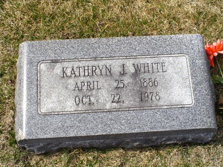 WHITE, KATHRYN J - Jones County, Iowa | KATHRYN J WHITE 