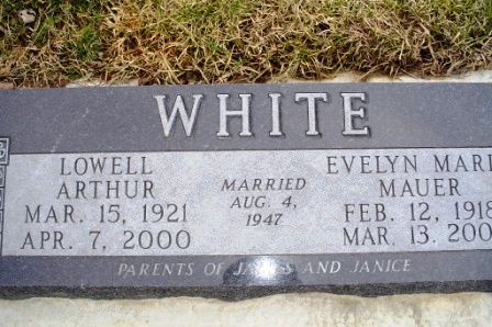 WHITE, EVELYN MARIE - Jones County, Iowa | EVELYN MARIE WHITE 