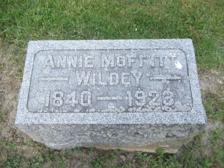 MOFFIT WILDEY, ANNIE - Jones County, Iowa | ANNIE MOFFIT WILDEY 
