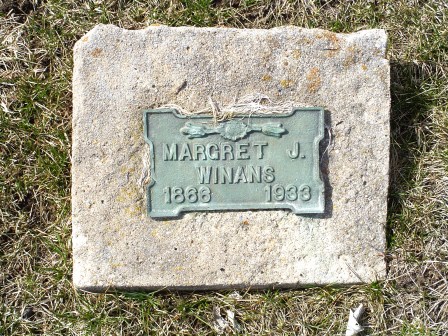 WINANS, MARGRET J - Jones County, Iowa | MARGRET J WINANS 