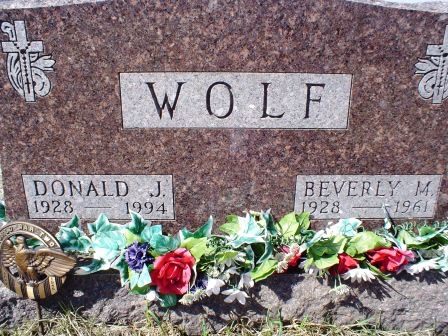 WOLF, BEVERLY M - Jones County, Iowa | BEVERLY M WOLF 