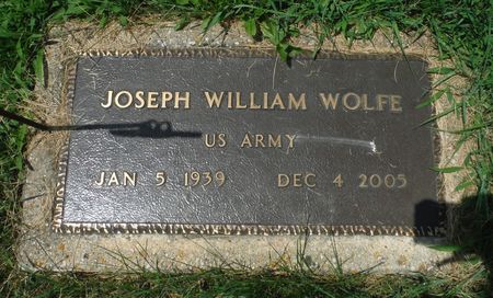 WOLFE, JOSEPH WILLIAM - Jones County, Iowa | JOSEPH WILLIAM WOLFE 