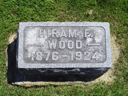 WOOD, HIRAM F - Jones County, Iowa | HIRAM F WOOD 