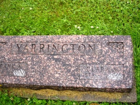 YARRINGTON, CLARA A - Jones County, Iowa | CLARA A YARRINGTON 