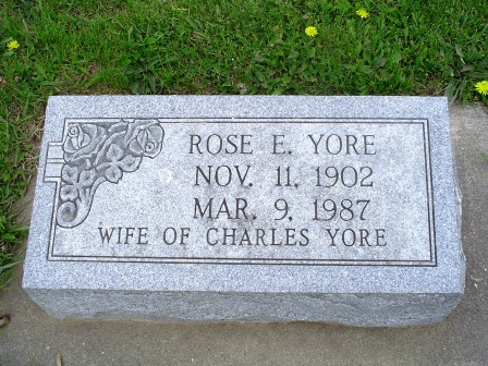 YORE, ROSE E - Jones County, Iowa | ROSE E YORE 