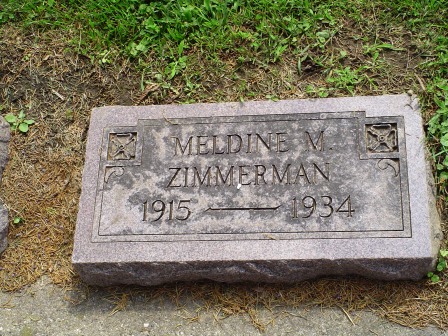 ZIMMERMAN, MELDINE M - Jones County, Iowa | MELDINE M ZIMMERMAN 