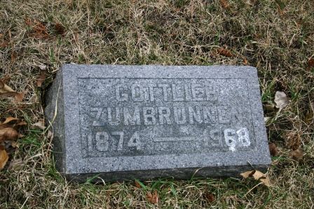 ZUMBRUNNER, GOTTLIEB - Jones County, Iowa | GOTTLIEB ZUMBRUNNER 