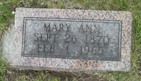 TAYLOR FULLER, MARY ANN - Keokuk County, Iowa | MARY ANN TAYLOR FULLER 