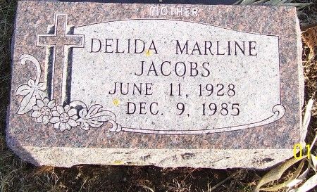JACOBS, DELIDA MARLINE - Keokuk County, Iowa | DELIDA MARLINE JACOBS 
