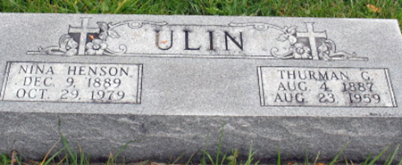 ULIN, THURMAN G. - Keokuk County, Iowa | THURMAN G. ULIN 