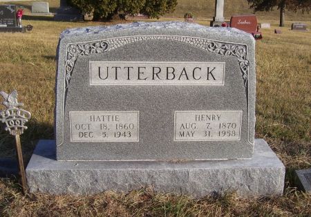 UTTERBACK, HENRY - Keokuk County, Iowa | HENRY UTTERBACK 