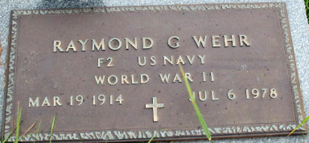 WEHR, RAYMOND G. - Keokuk County, Iowa | RAYMOND G. WEHR 