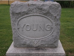 YOUNG, FAMILY STONE - Keokuk County, Iowa | FAMILY STONE YOUNG 