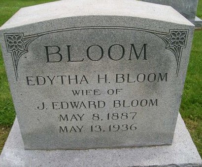 BLOOM, EDYTHA H. - Lee County, Iowa | EDYTHA H. BLOOM 
