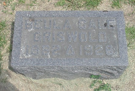 CALE GRISWOLD, BEULA - Lee County, Iowa | BEULA CALE GRISWOLD 