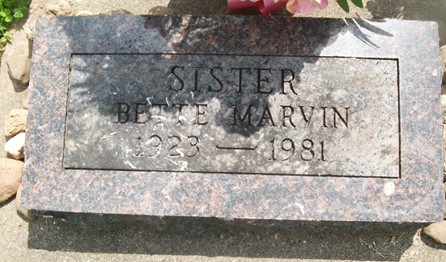 MARVIN, BETTE - Lee County, Iowa | BETTE MARVIN 