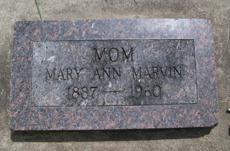 MARVIN, MARY ANN - Lee County, Iowa | MARY ANN MARVIN 
