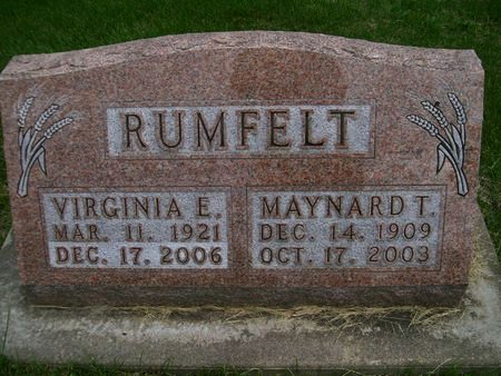 RUMFELT, VIRGINIA E. - Lee County, Iowa | VIRGINIA E. RUMFELT 