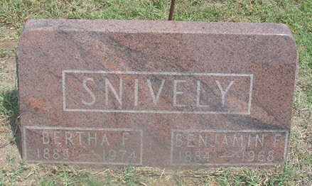 SNIVELY, BENJAMIN F. - Lee County, Iowa | BENJAMIN F. SNIVELY 