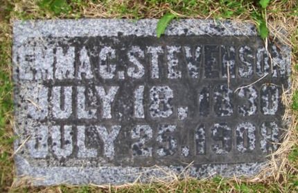 STEVENSON, EMMA C. - Lee County, Iowa | EMMA C. STEVENSON 