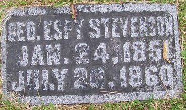 STEVENSON, GEORGE ESPY - Lee County, Iowa | GEORGE ESPY STEVENSON 