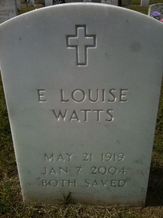 WATTS, ELSIE LOUISE - Lee County, Iowa | ELSIE LOUISE WATTS 