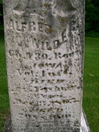 WILDER, ALFRED - Lee County, Iowa | ALFRED WILDER 
