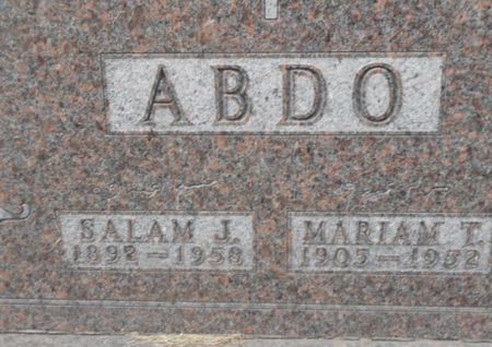 ABDO, MARIAM T. - Linn County, Iowa | MARIAM T. ABDO 