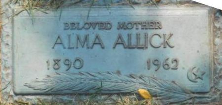 ALLICK, ALMA - Linn County, Iowa | ALMA ALLICK 