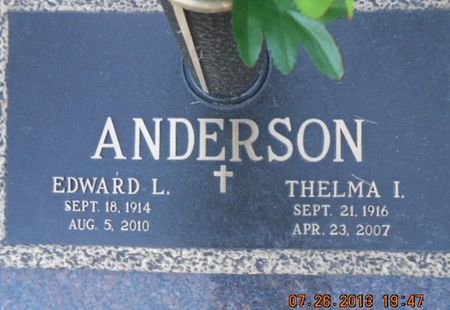 ANDERSON, THELMA I. - Linn County, Iowa | THELMA I. ANDERSON 