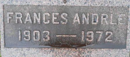 ANDRLE, FRANCES - Linn County, Iowa | FRANCES ANDRLE 
