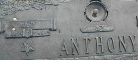 ANTHONY, MARY - Linn County, Iowa | MARY ANTHONY 