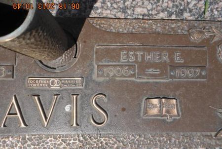 AVIS, ESTHER E. - Linn County, Iowa | ESTHER E. AVIS 