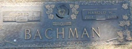 VAVRICEK BACHMAN, MILDRED - Linn County, Iowa | MILDRED VAVRICEK BACHMAN 