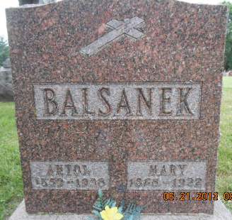 BALSANEK, MARY - Linn County, Iowa | MARY BALSANEK 