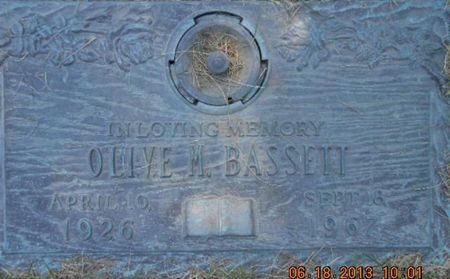 BASSETT, OLIVE M. - Linn County, Iowa | OLIVE M. BASSETT 