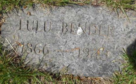 BENDER, LULU - Linn County, Iowa | LULU BENDER 