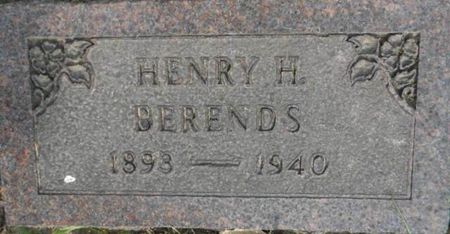 BERENDS, HENRY H. - Linn County, Iowa | HENRY H. BERENDS 