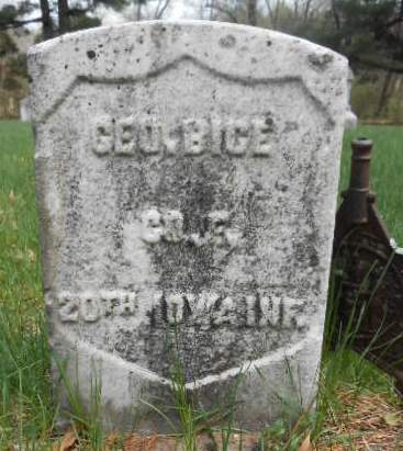 BICE, GEORGE - Linn County, Iowa | GEORGE BICE 