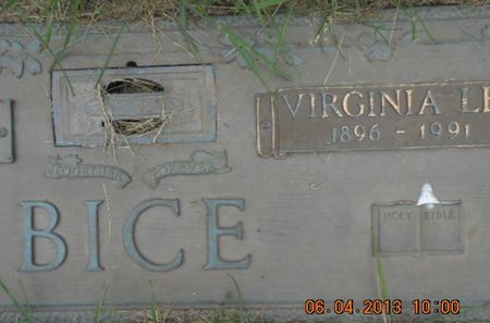 BICE, VIRGINIA - Linn County, Iowa | VIRGINIA BICE 