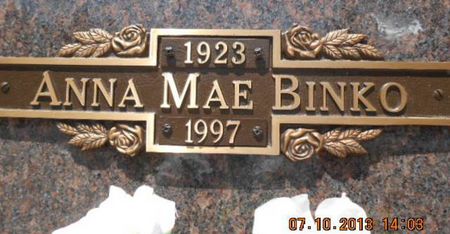 BINKO, ANNA MAE - Linn County, Iowa | ANNA MAE BINKO 