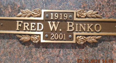 BINKO, FRED W. - Linn County, Iowa | FRED W. BINKO 