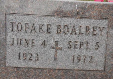 BOALBEY, TOFAKE - Linn County, Iowa | TOFAKE BOALBEY 