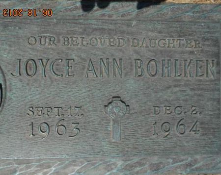 BOHLKEN, JOYCE ANN - Linn County, Iowa | JOYCE ANN BOHLKEN 