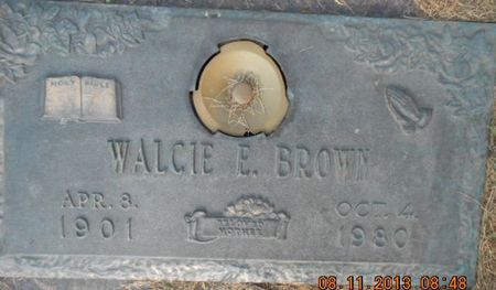 BROWN, WALCIE E. - Linn County, Iowa | WALCIE E. BROWN 