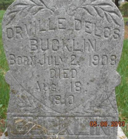 BUCKLIN, ORVILLE DELOS - Linn County, Iowa | ORVILLE DELOS BUCKLIN 