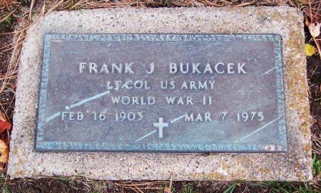 BUKACEK, FRANK J. - Linn County, Iowa | FRANK J. BUKACEK 